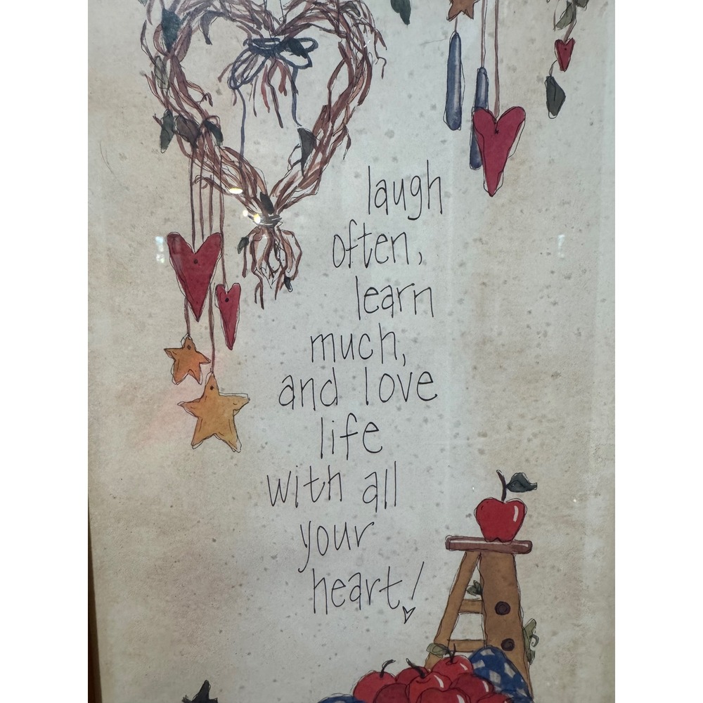 Carol Robinson Framed Wall Art Country Garden Inspirational Quote Brown - Picture 5 of 14